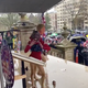 Two children in Karen training dance during an “Open up Arbys” protest.